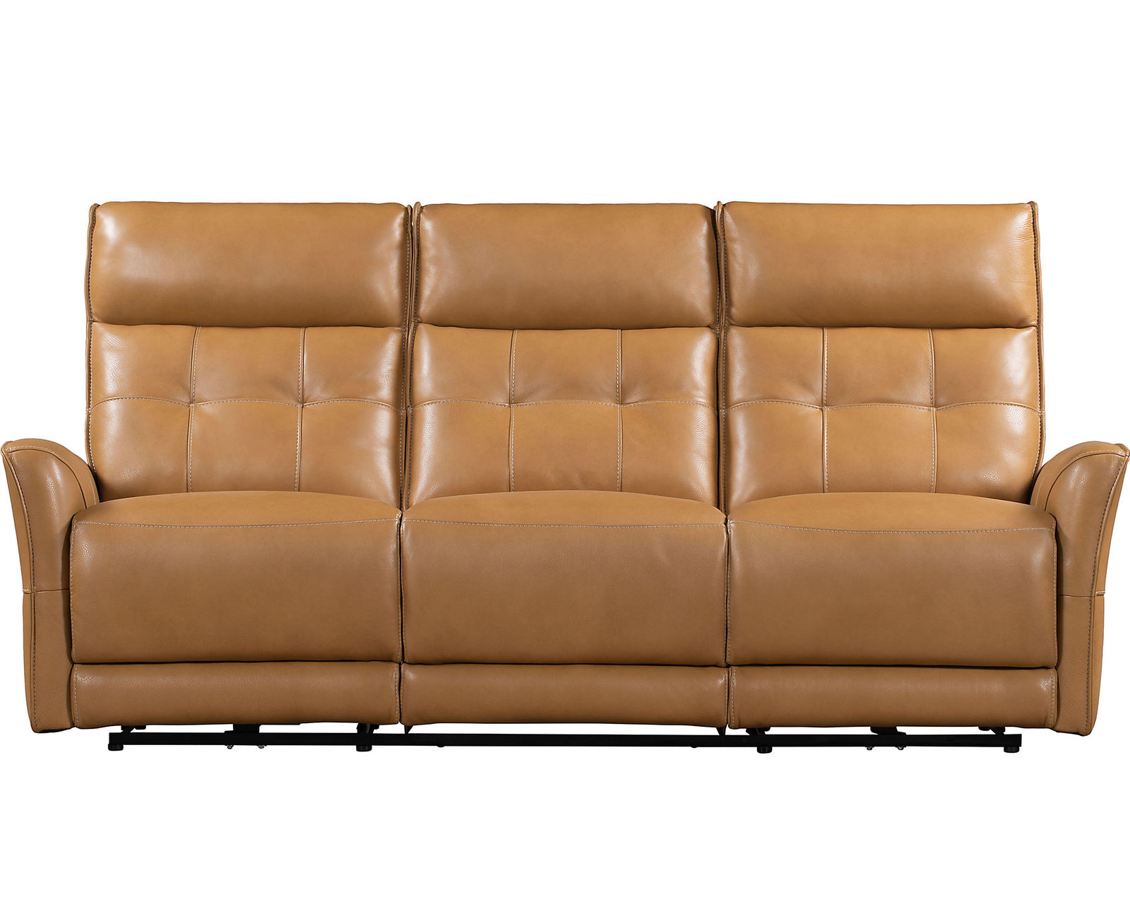 Gershwin 88" Cordless Zero Gravity Power Headrest Power Reclining Sofa (Butterscotch leather) In stock - Fast shipping - Gershwin Cordless Zero Gravity Power Headrest Power Reclining Sofa