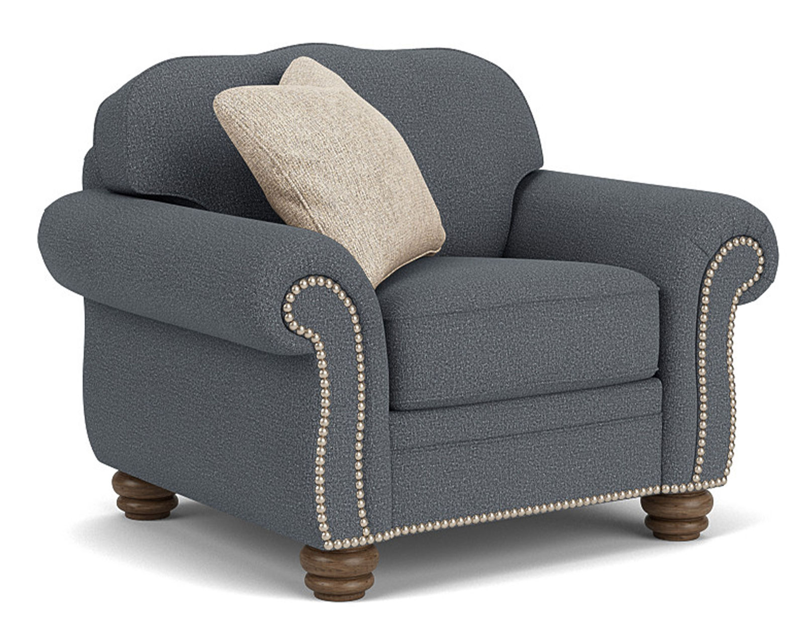 Bexley 8648 Nailhead Sofa (+100 fabrics) 91" - Bexley Nailhead Chair