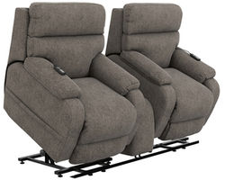 Regenerator Dual Lift Loveseat with CR3 Heat &amp; Massage, Zero Gravity &amp; Nanobionic Performance Fabric (2 colors)