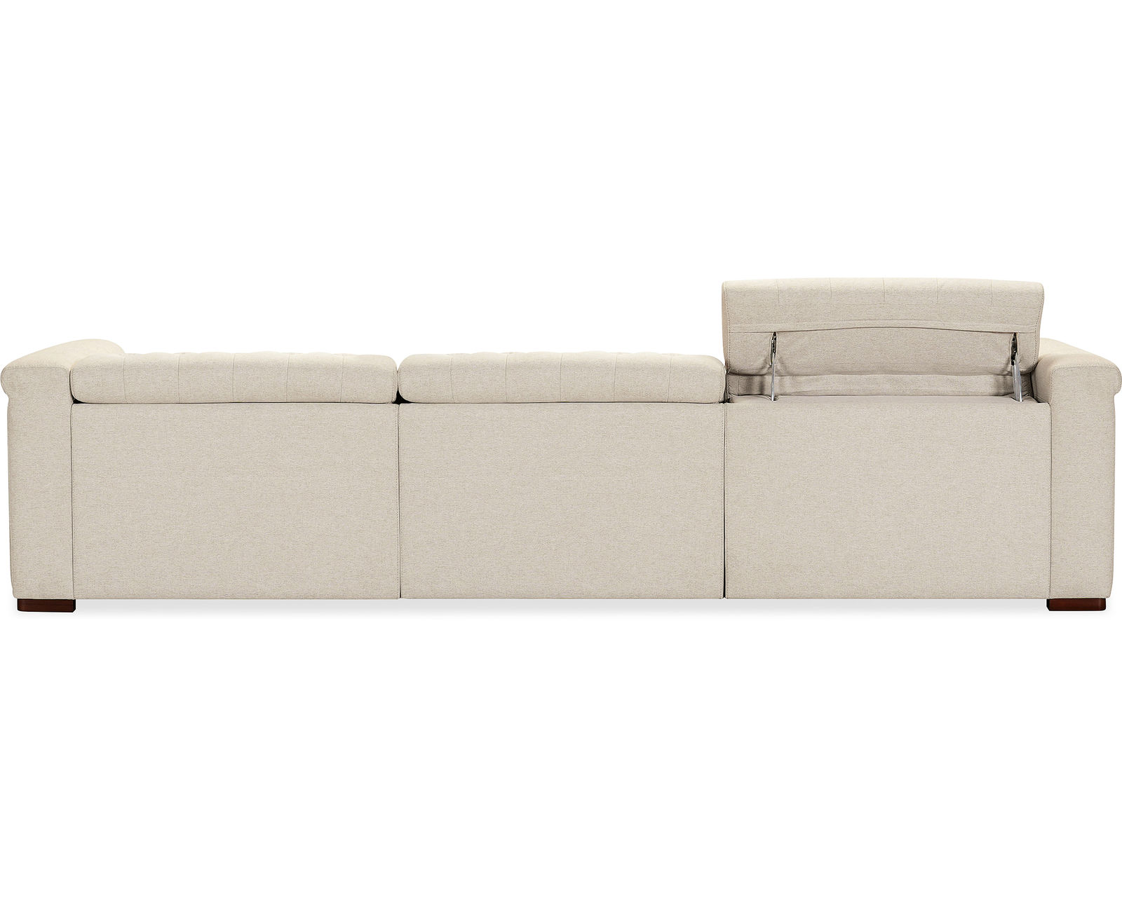 Savion Deux 3 Seat Fabric Sofa with Two Power Recliners and Three Power Headrests (414) In stock