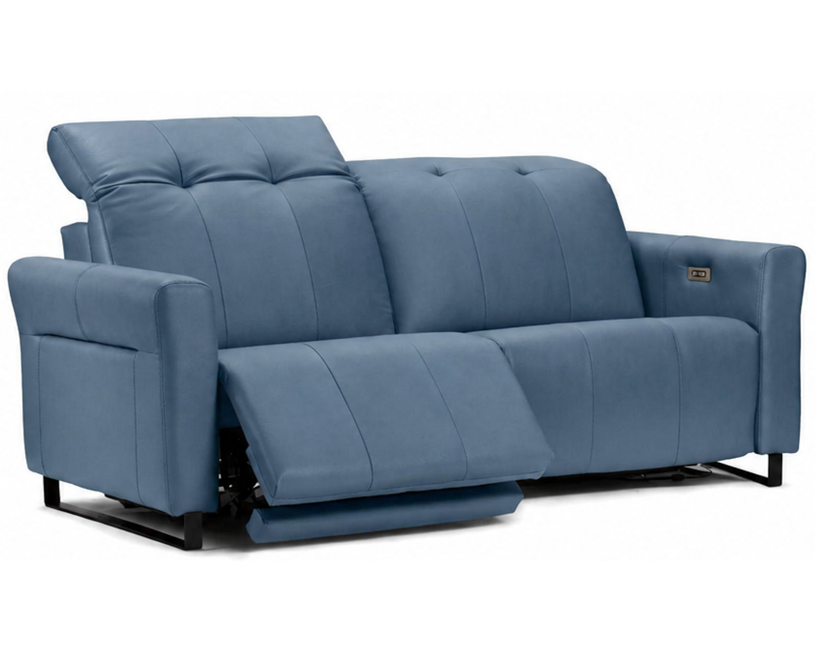 Shelia Dual Power Reclining Sofa — Available in Standard & Wide Cushions, 140+ Leather Options, and 80", 85", or 112" Widths