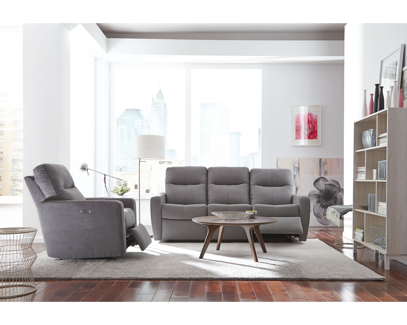 Cairo 40132 Power Headrest Power Reclining Sofa (+100 leathers)