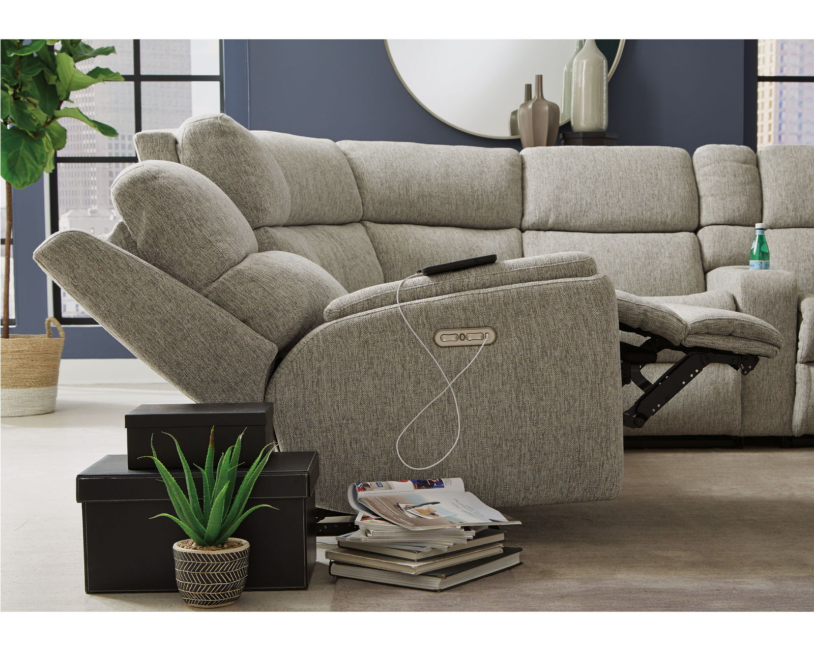 Rio Reclining Sectional (Colors Available)