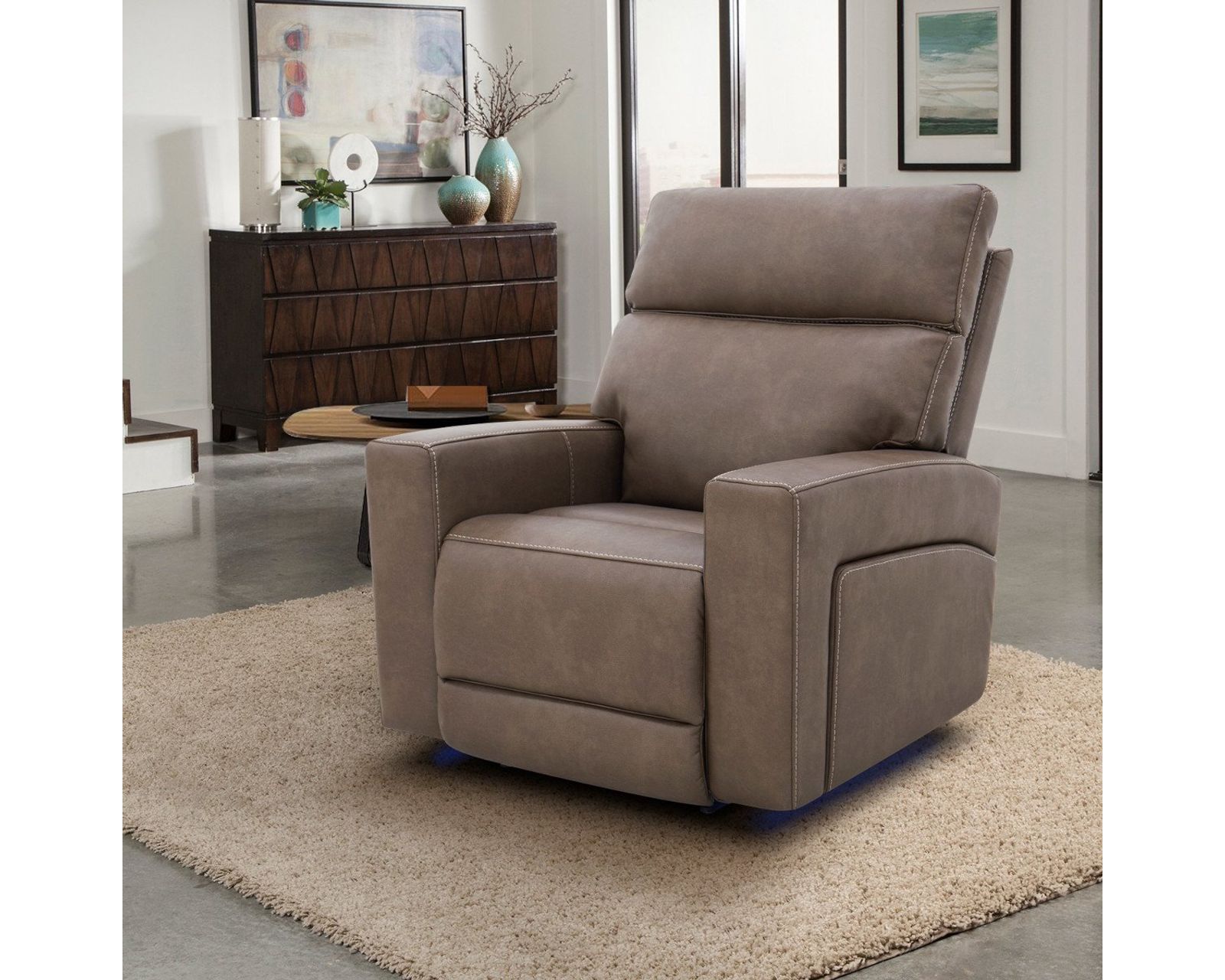 Vegas Game Chair Power Recliner w/Power Head Rest, Power Lumbar, Zero Gravity, Layflat, LED Lights, Bluetooth & 3" Footrest Extension (In stock) - Vegas Game Chair Power Recliner w/Power Head Rest, Power Lumbar, Zero Gravity, Layflat, LED Lights, Bluetooth & 3" Footrest Extension 