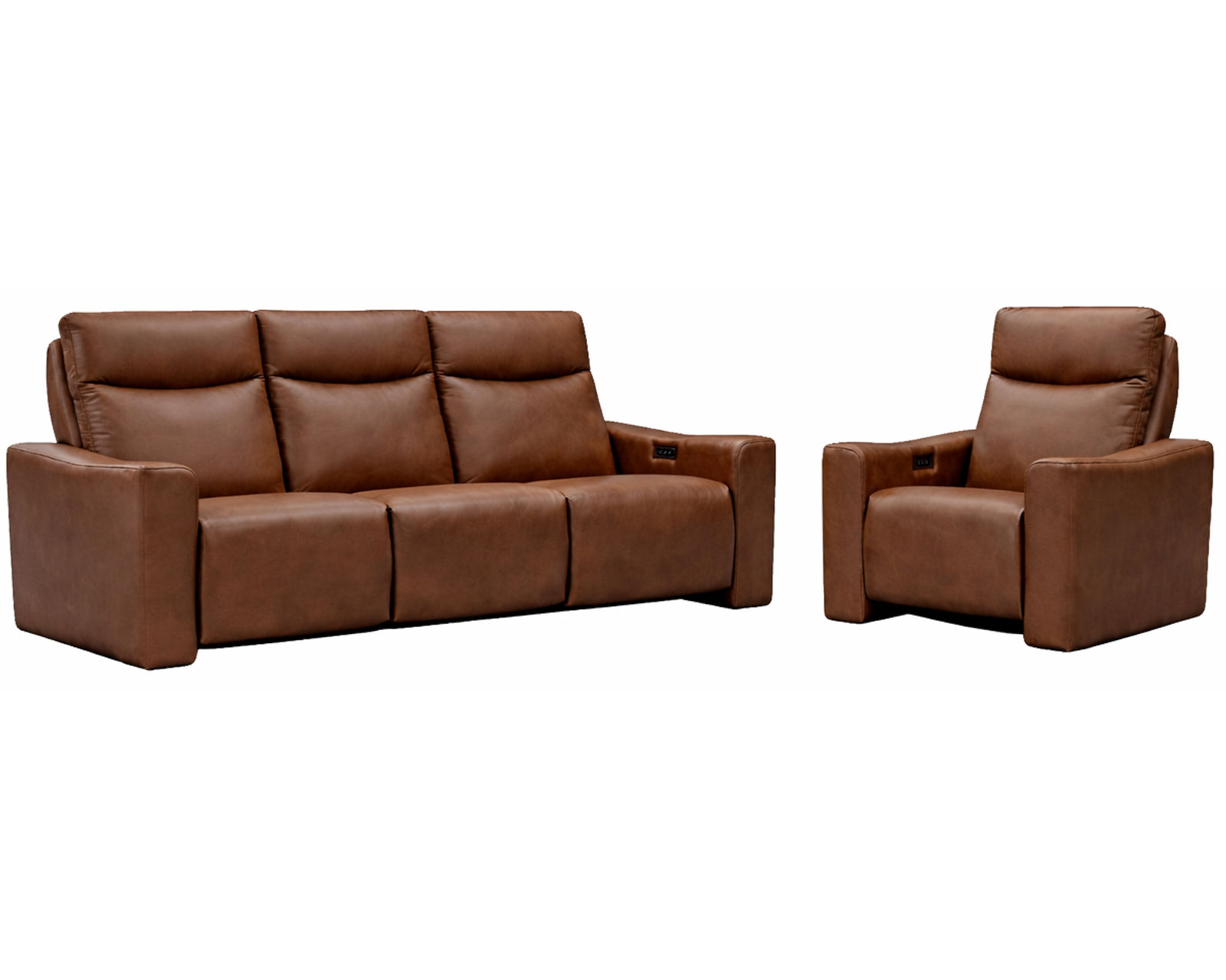 Fabian Dual Power Reclining Sofa — Available in Standard & Wide Cushions, 140+ Leather Options, and 79", 84", or 111" Widths - Crafted to Last. Designed to Impress.