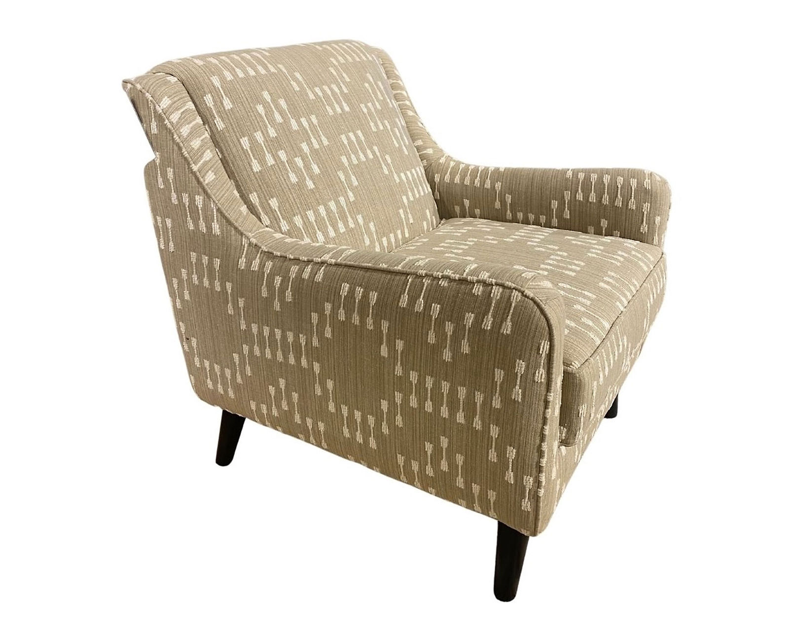 Charlotte Parchment 90" Sofa (Includes Pillows) - Purnmia Burlap Accent Chair