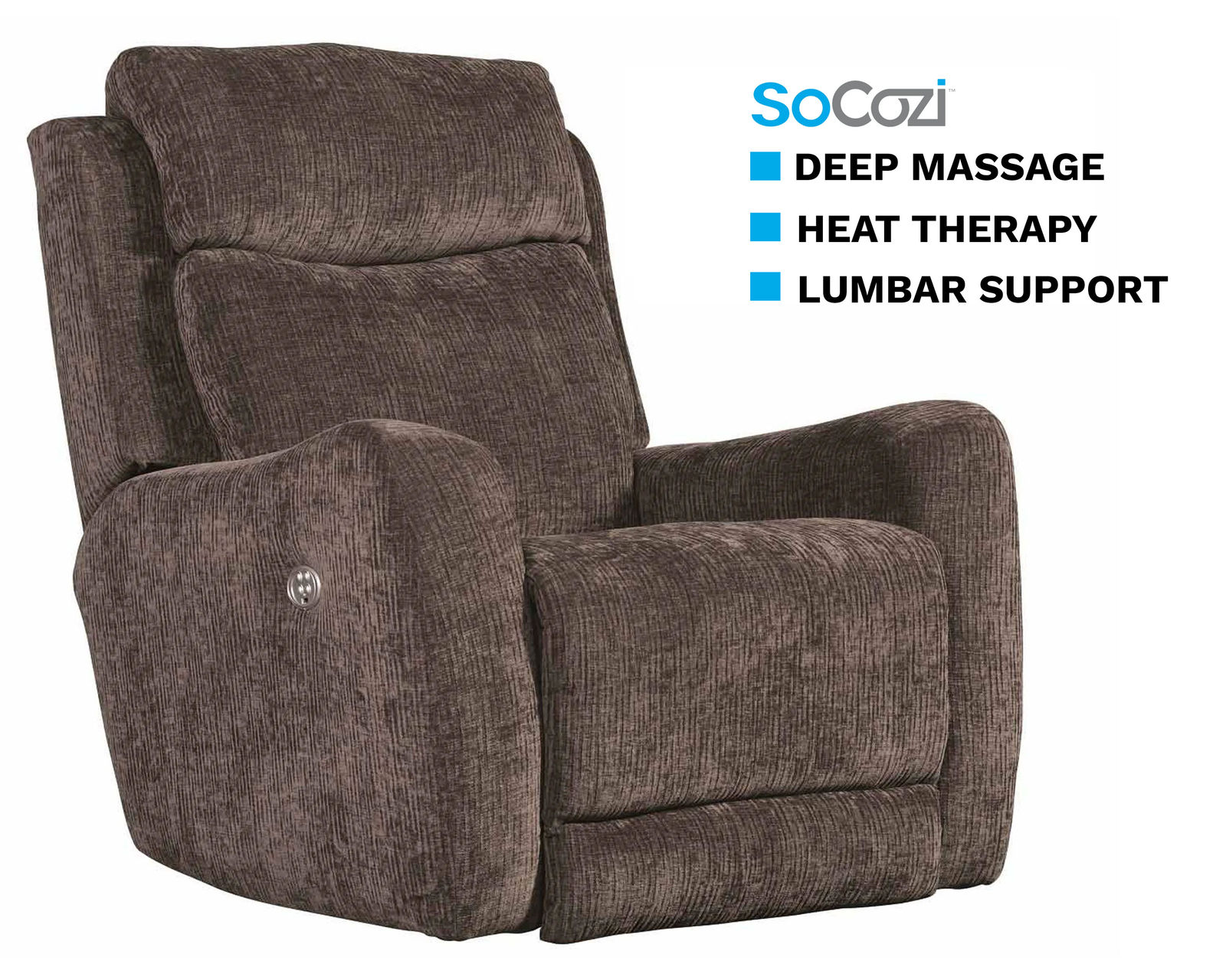 View Point Recliner w/ Massage + Heat + Lumbar + Free Power Headrest (+150 fabrics and leathers)