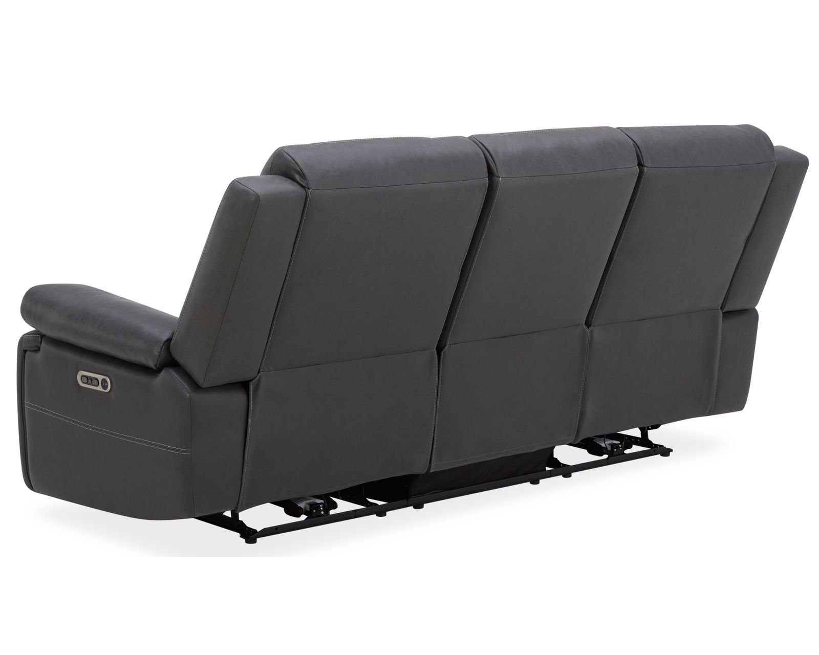 Caldwell 89" Power Reclining Sofa Charcoal (In stock - Fast Shipping) - Caldwell Power Reclining Sofa