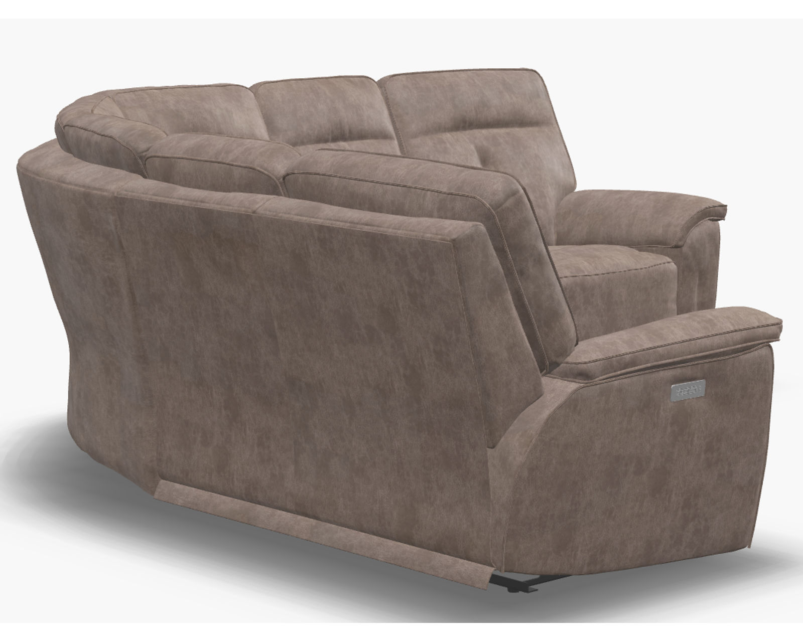 Oakley 41187 Power Headrest Power Reclining Sectional (+50 fabrics) - Layout A: Five Piece Reclining Sectional. 110" x 110"