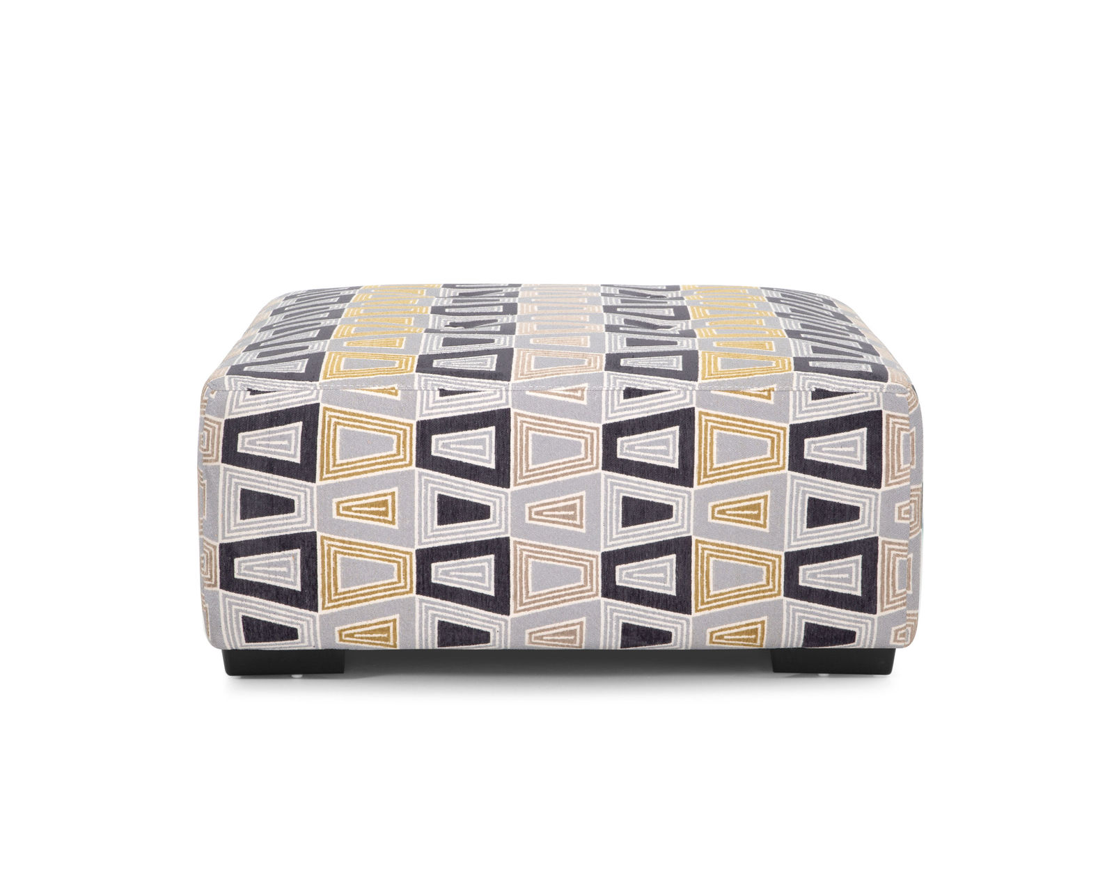 Flint 87" Stationary Sofa (Includes Pillows) - Flint Square Ottoman