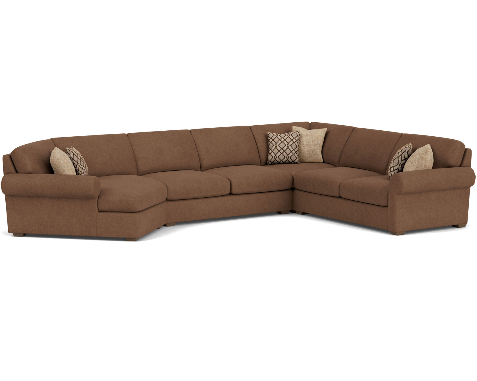 Randall 7100 Sectional (+100 fabric) - Sectional Layout M:  Lifetime Warranty on internal structures