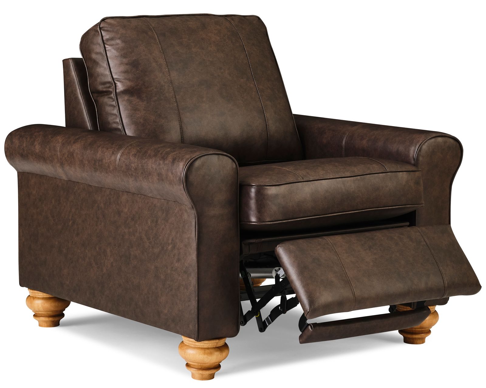 Weston Leather Power Incliner Chair (+40 leathers) - American Crafted. Built for a Lifetime of Comfort.