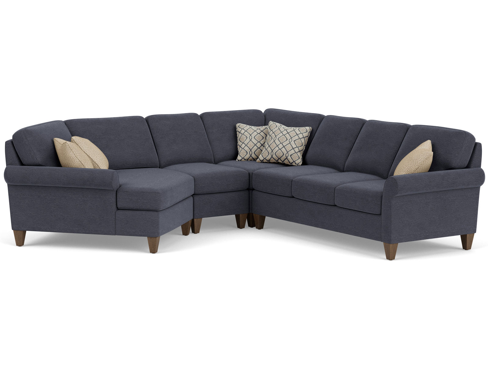 Westside 5979 Sectional (100+ fabrics) - Sectional Layout N:  Lifetime Warranty on internal structures
