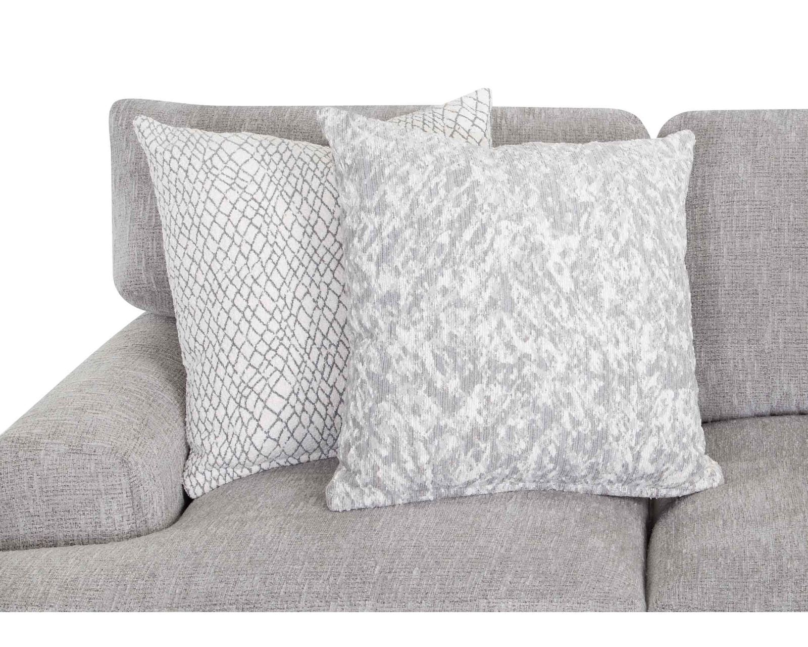 Sterling 99" Sofa with Reversible Chaise (Light, Luxurious Comfort with a Chaise That Goes Either Way) - Includes All Accent Pillows