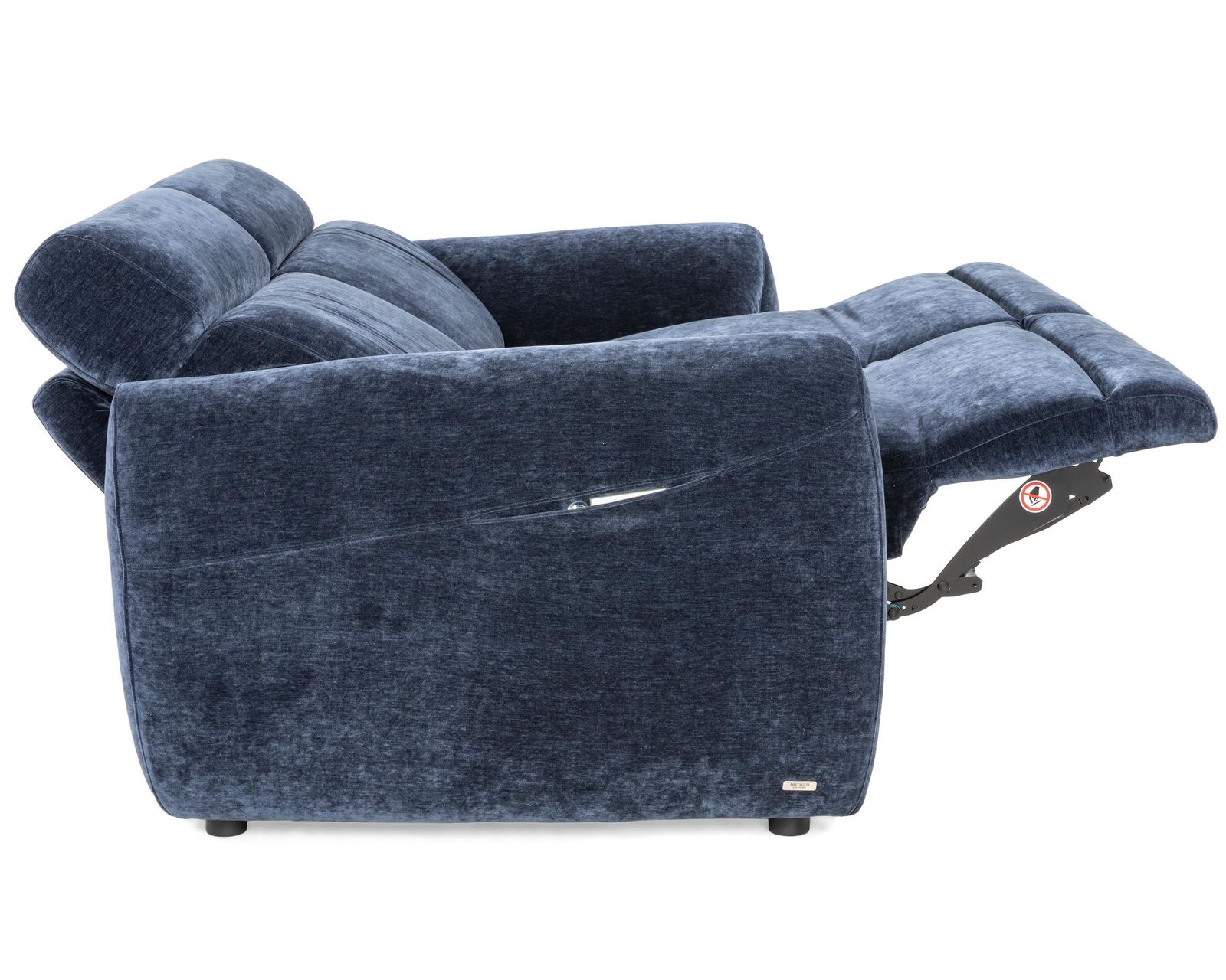 Nuvia C328 Triple Power Reclining Sofa (104") +45 fabrics - Layout B: Nuvia 83" Reclining Sofa