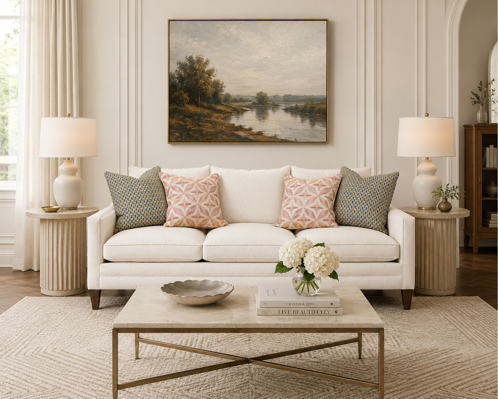Eleanora 85" or 98" Sofa (+90 fabrics) 7571 - Flexsteel — Built for Life, Designed for Comfort.