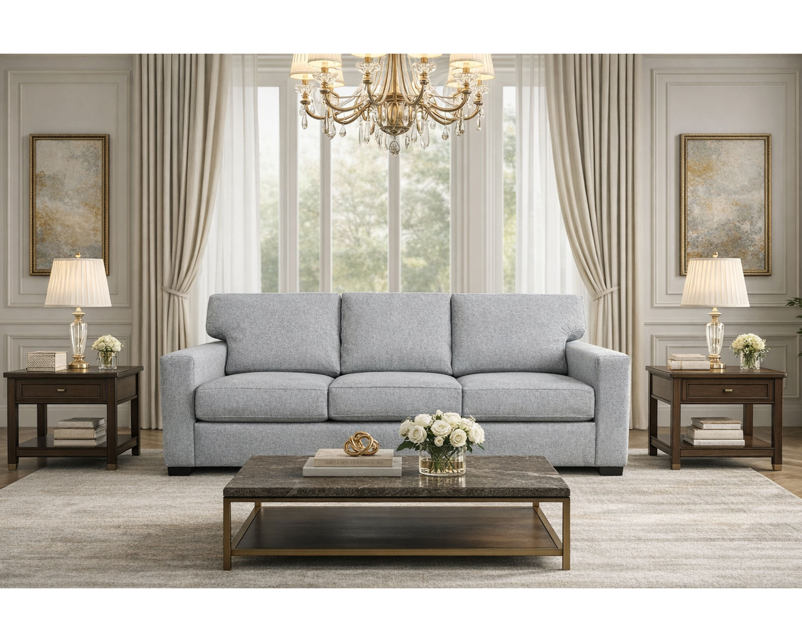 Baylor 88" Sofa  (+100 Standard and Performance Fabrics) - Baylor 88" Sofa