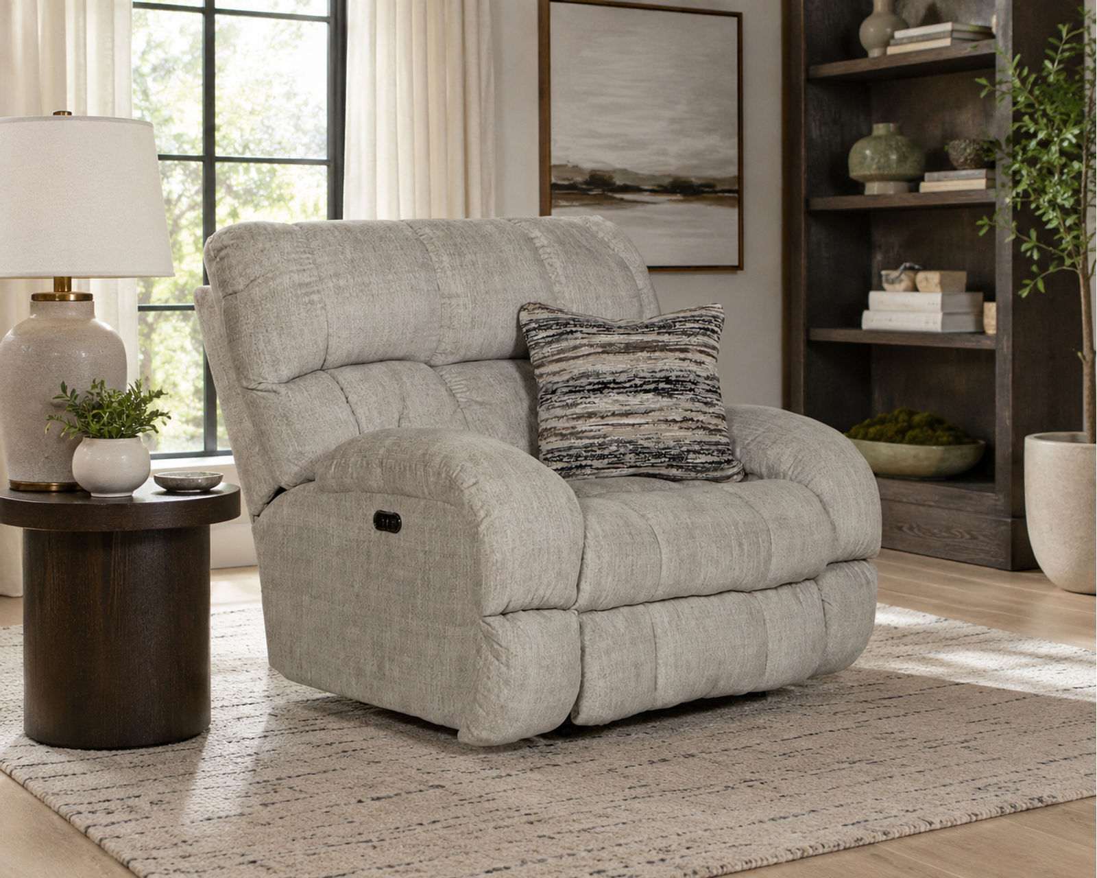 Ashland 93" Power Lay Flat Wide Seat Double Reclining Sofa (two colors) - Luxury Comfort. Everyday Value.