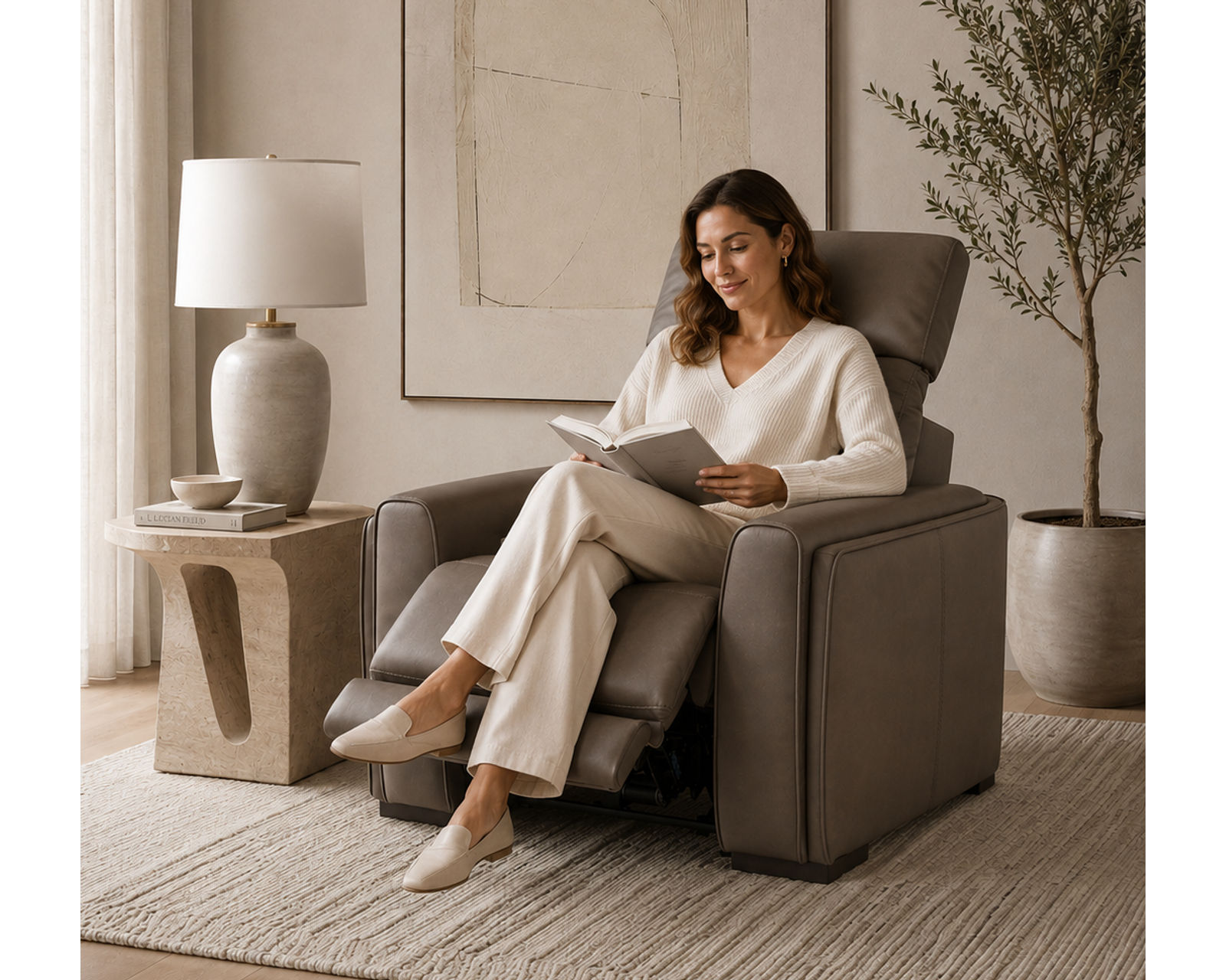 Sola 1646 Power Reclining Sofa (wide seats) 86" or 120" - in stock - Crafted for Real Life. Designed for Your Home.