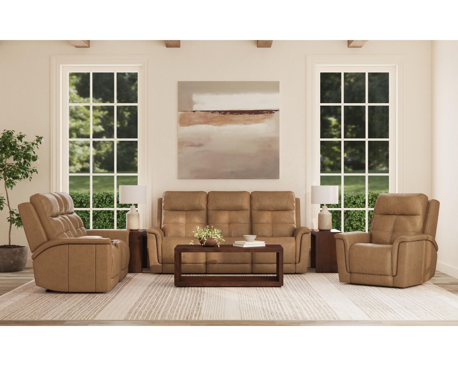 Ranger Triple Power Zero Gravity Reclining Sofa with Heat and Massage (86") 2 colors - In stock - Ranger Triple Power Reclining Sofa with Heat and Massage