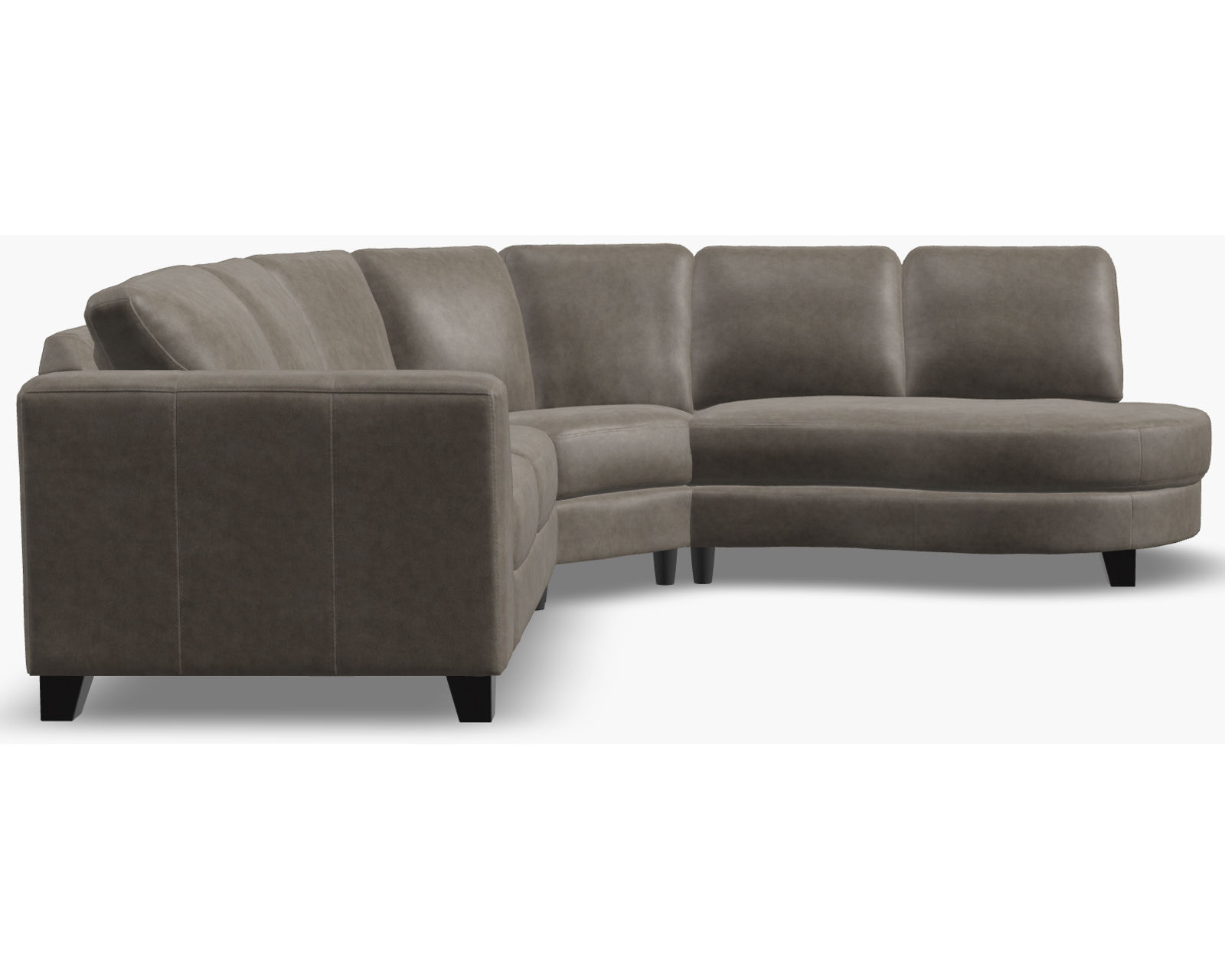 Juno 77494 Sectional (100+ leathers) - Layout L: Three Piece Sectional 101" x 100"