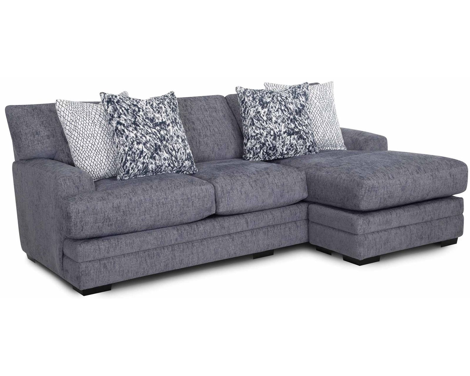 Sapphire 99" Sofa with Reversible Chaise (Relax Your Way. Reversible Chaise Comfort with a Fresh Designer Look) - A Designer Room. A Comfortable Price.