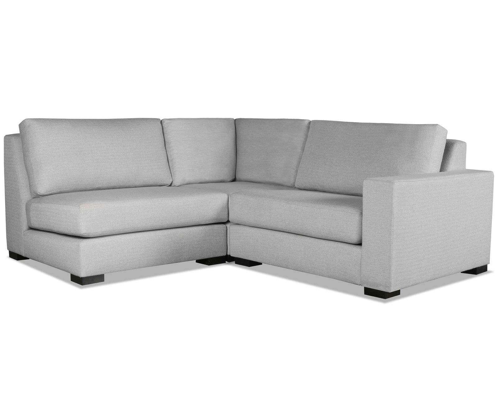 Veranda 3 Pieces Modular Sectional w/ Left Open End (3 Colors Available) - Veranda 3 Pieces Modular Sectional w/ Left Open End in Grey