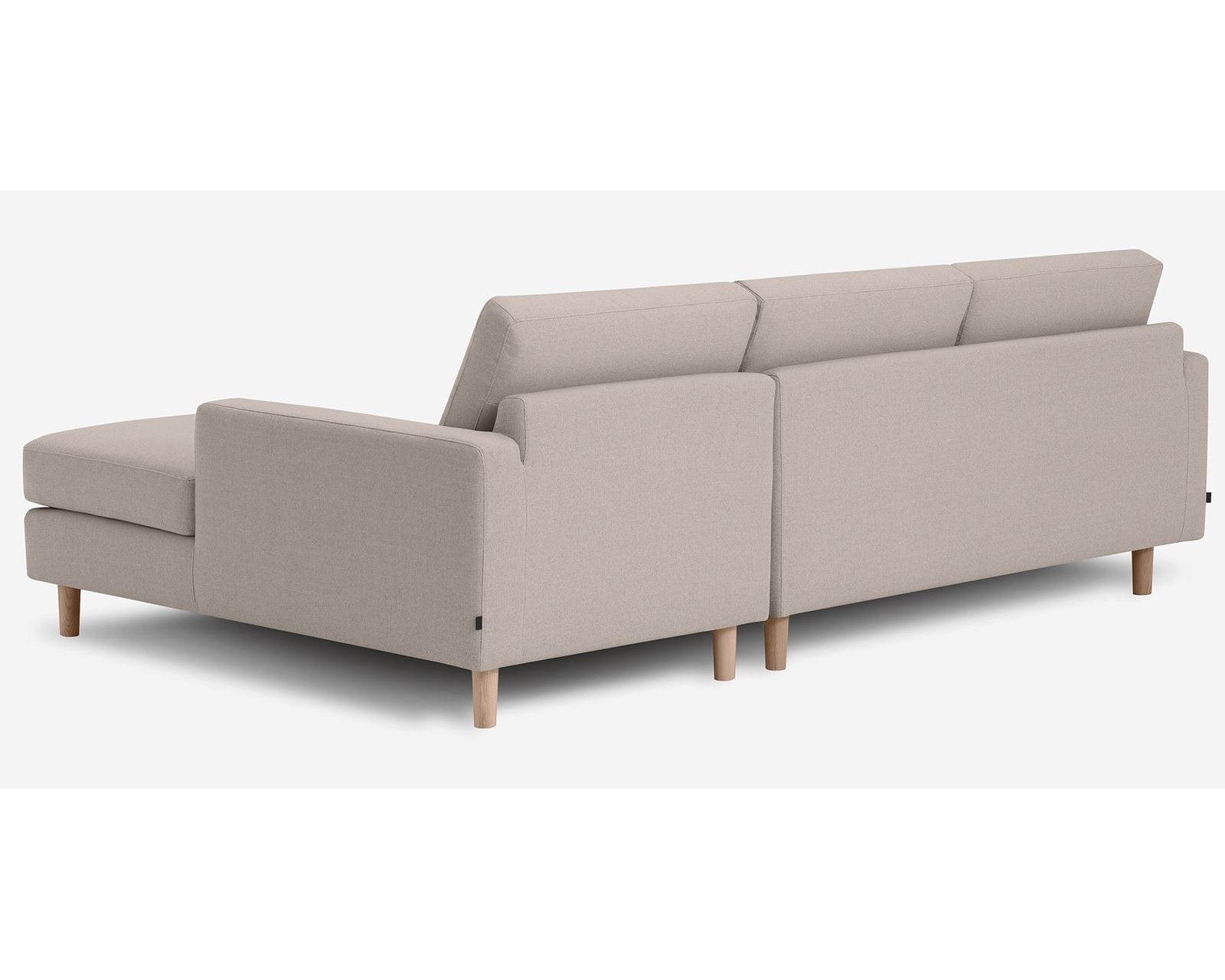Oscar 77158 Sectional (93" wide - reversible) +50 fabrics - Layout A: Two Piece Sectional 93" x 58"