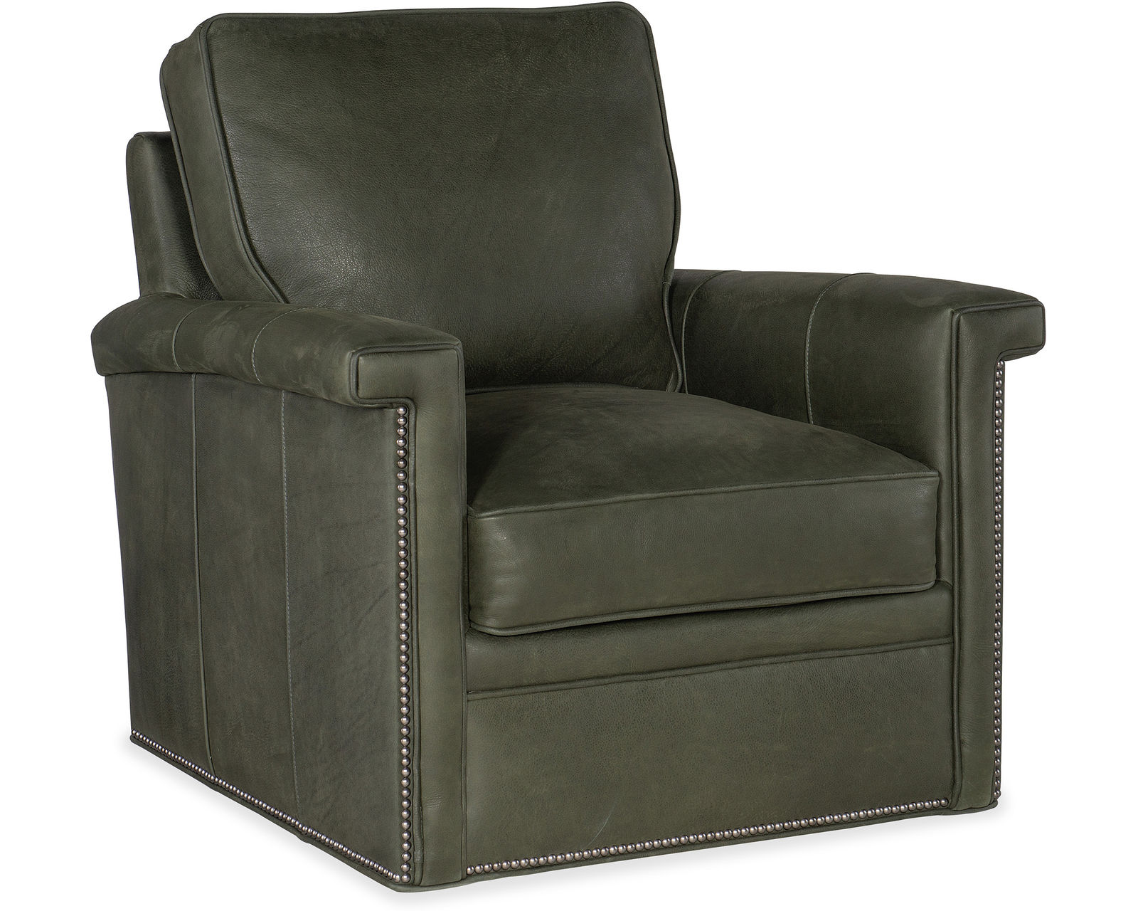 Bradington Young Mallory 774 Sofa (12 leathers) 8-Way Hand Tie - Mallory Swivel Chair 8-Way Hand Tie