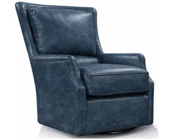 Louis Leather Swivel Chair (29 Top-Grain Leather Choices)
