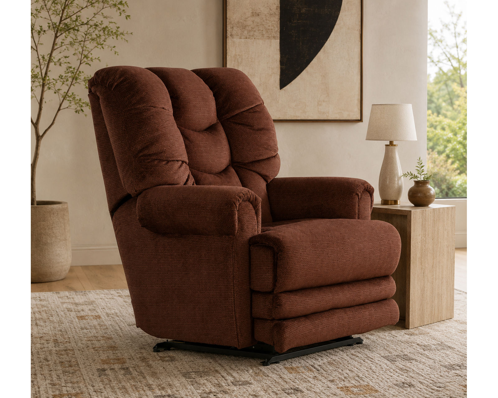 Malone Big Man's Lay Flat Power Recliner Big & Tall Strength. Lay-Flat Comfort (3 colors) - Exceptional Comfort Starts Here.
