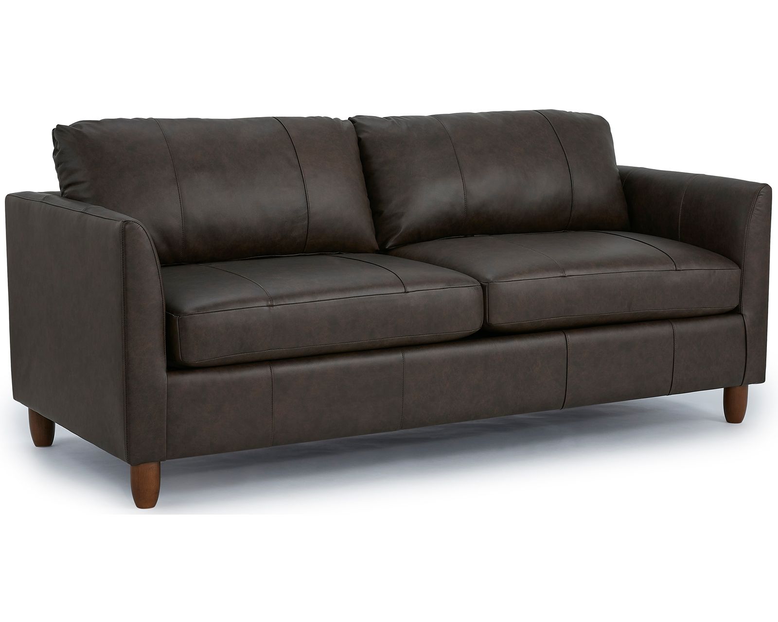 Bayment 77" Leather Sofa (+46 leathers) - Bayment Leather Sofa