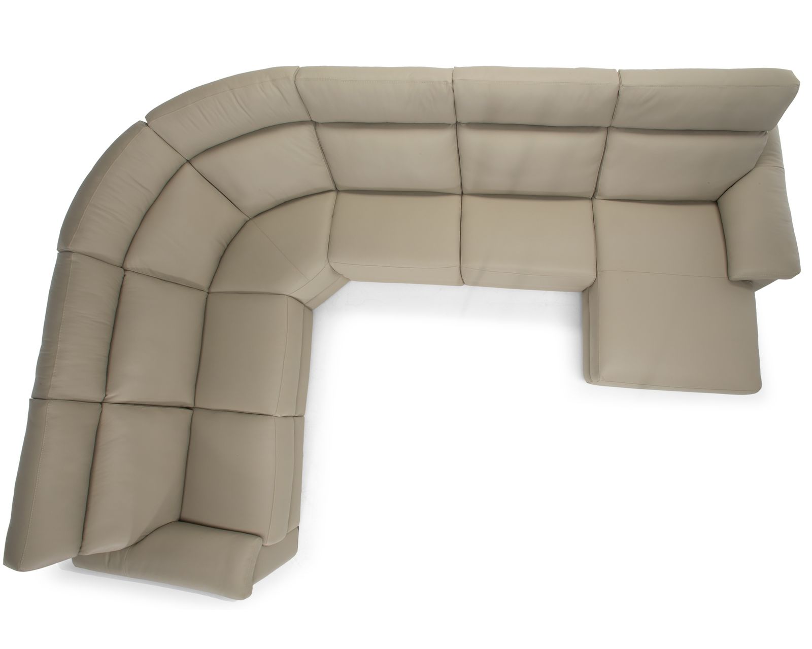 Estremo C216 Stationary Sectional (+50 leathers)