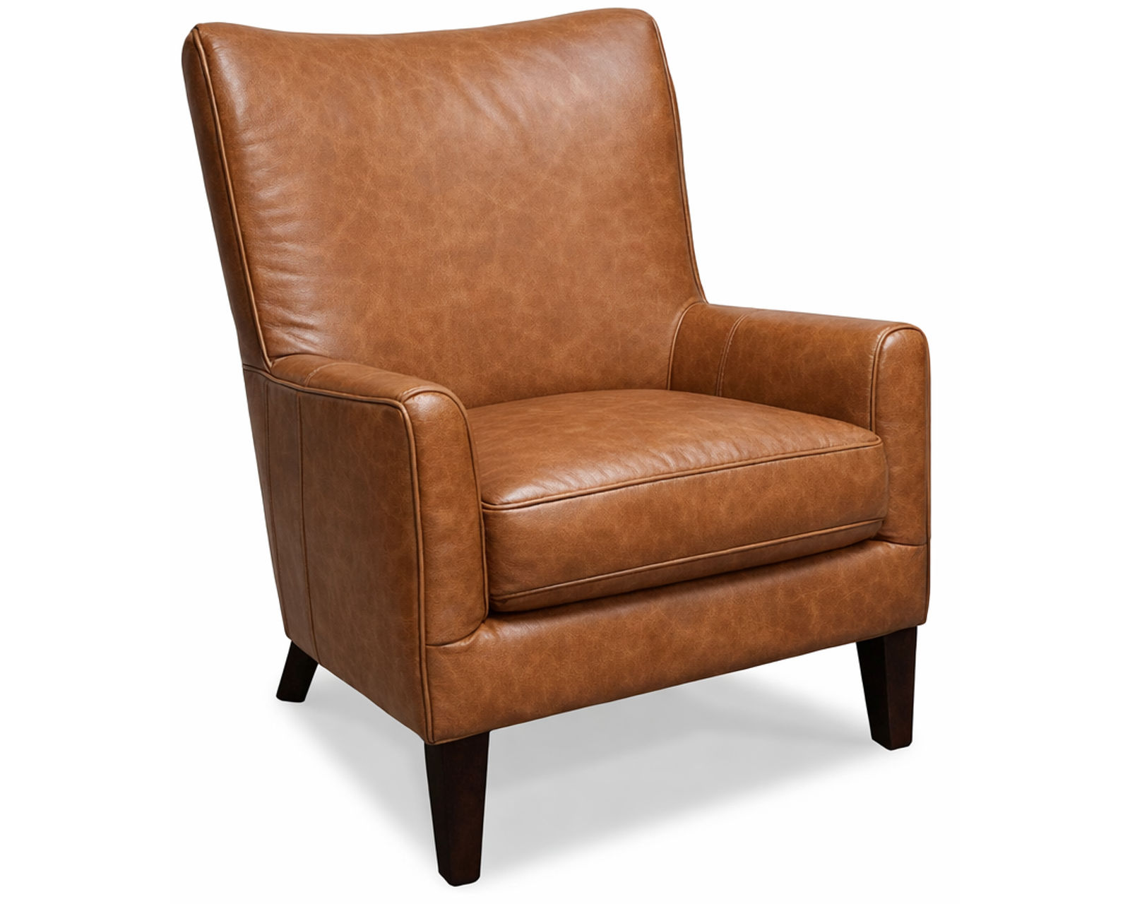 Ryanne 6030 Leather Accent Chair (29 Top-Grain Leather Choices) - Custom Comfort. Lasting Quality.