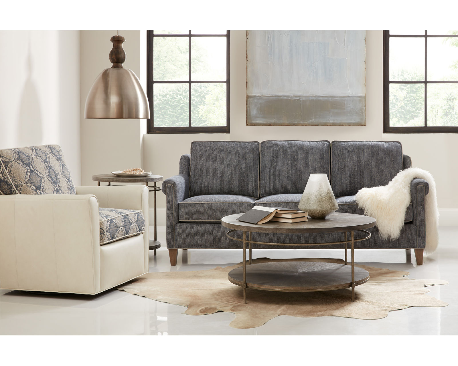 Bradington Young Madison 770 Sofa (12 leathers) 8-Way Hand Tie - Also available in fabric, Call to Order