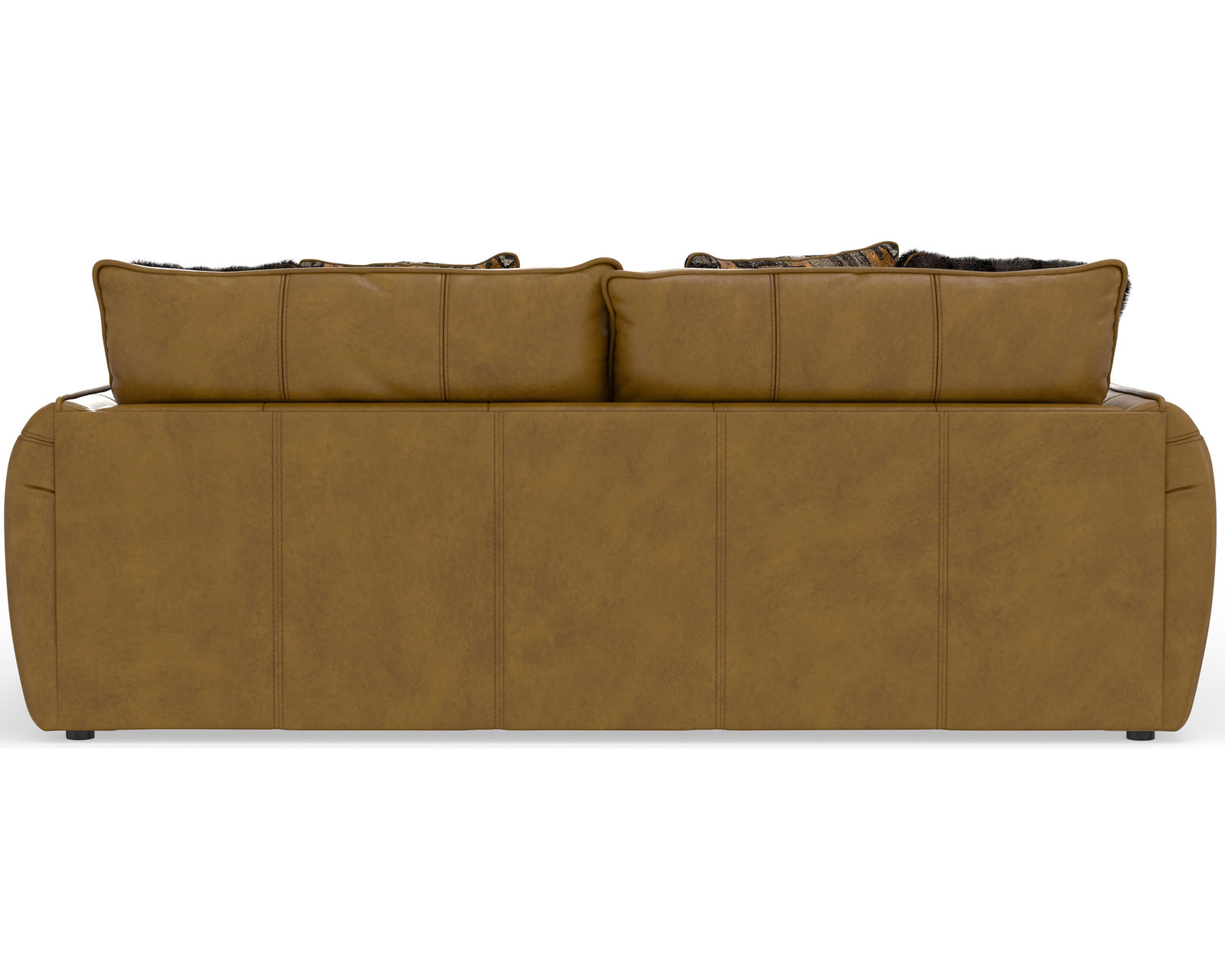 Corvara 91" Top Grain Leather Sofa (includes fabric pillows) - Corvara Sofa
