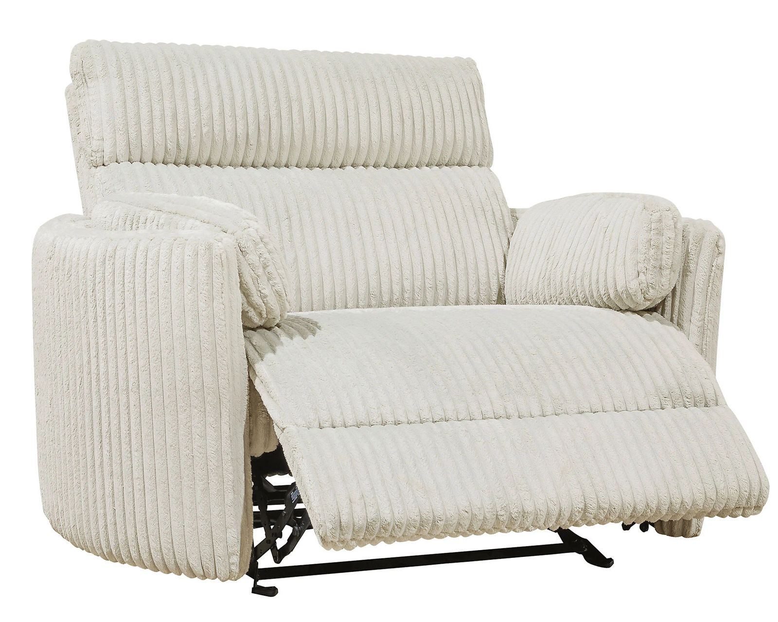 Radius 88" Power Gliding Reclining Sofa Ivory (In stock - Fast shipping) - Radius XL Ivory Power Glider Recliner