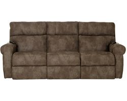 Tranquility 87" Power Reclining Lay Flat Sofa with Power Headrests, Deep Tissue Massage, Heat &amp; Center Drop-Down Table (includes pillows)