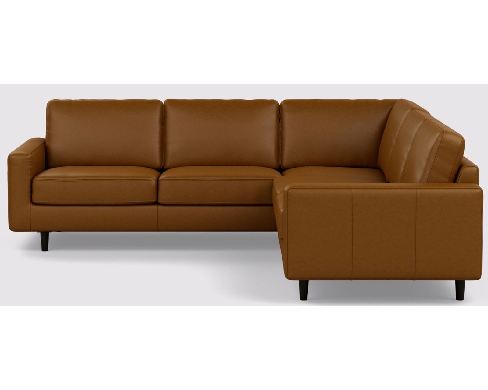 Oscar 77158 Sectional (95" x 95") +100 leathers - Layout A:  Two Piece Sectional 95" x 95"