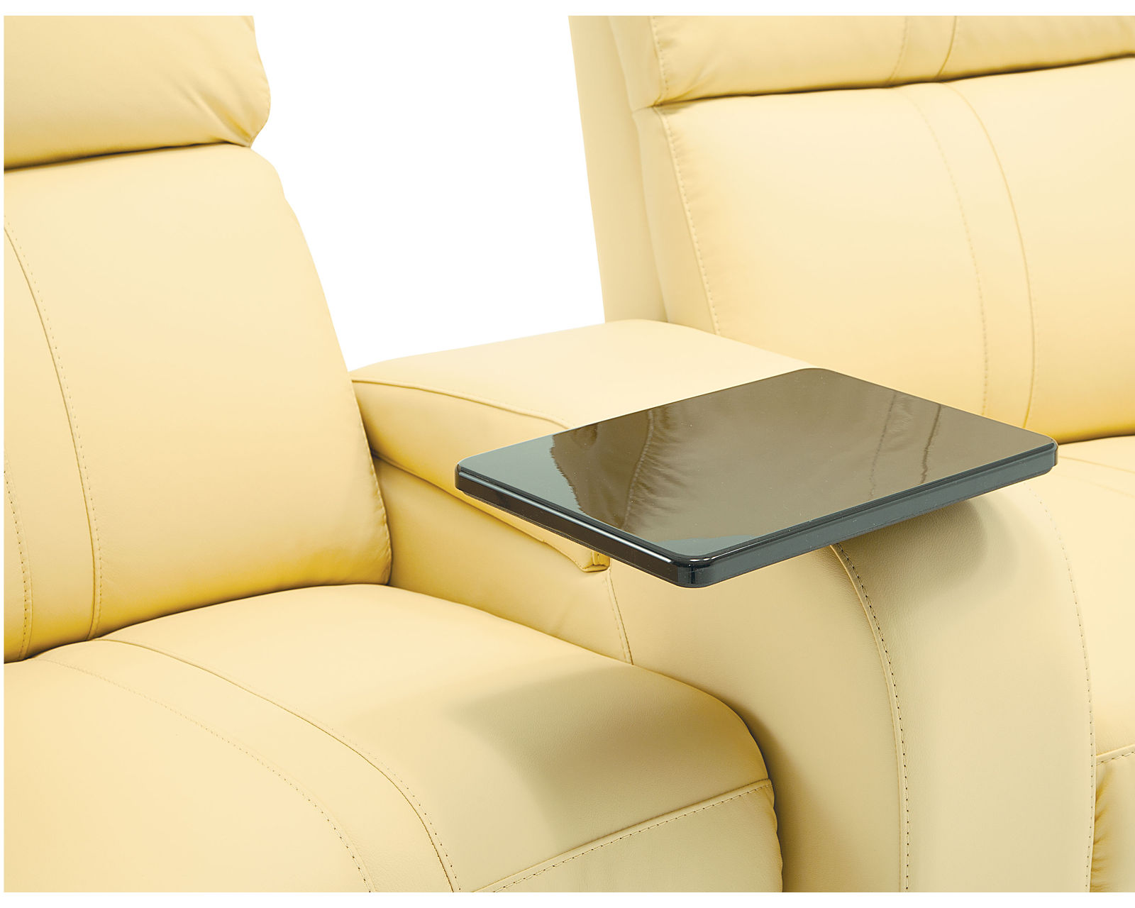 Flicks 41416 Power Reclining Home Theater Sectional (+200 colors)  - Black Tray Available