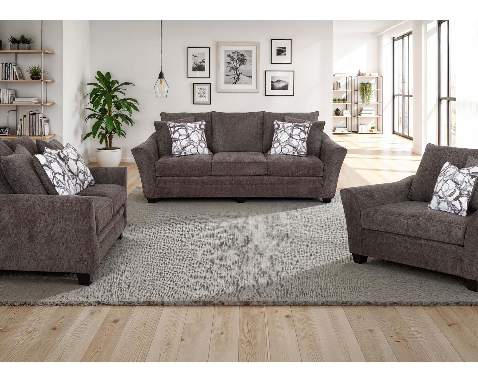 Tiffani 99" Sofa (Sophisticated Simplicity. Spacious Comfort. Effortlessly Livable) - Professionally Designed. Beautifully Coordinated. Affordably Yours.