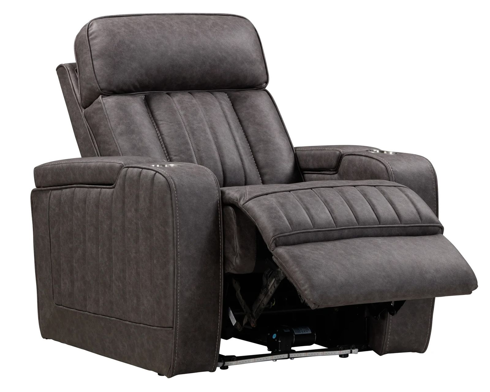 Equinox Power Headrest Power Recliner Mercury (In stock - Fast shipping)
