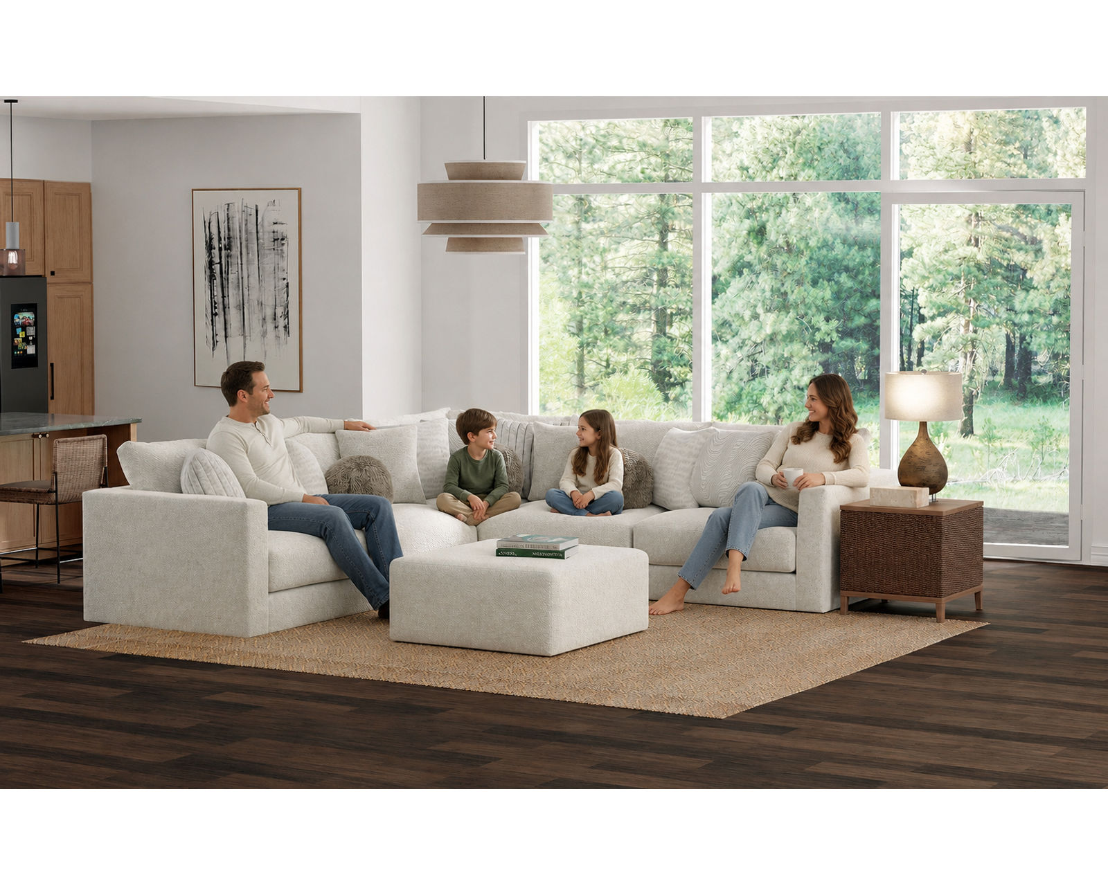 Ritzy 2235 Modular Sectional (includes all pillows) - Sit Back. Relax. Love Your Home.