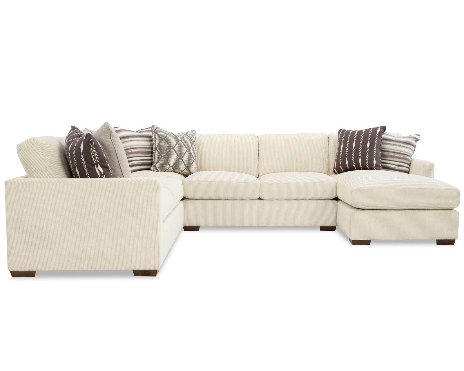 Omaha 7839 Stationary Sectional (Performance fabrics) - 2.0 density foam (above industry standard-1.8)