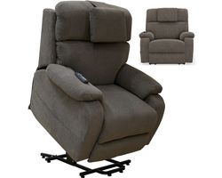 Snoozer Dual Power Lift Power Headrest Lay Flat Recliner with CR3 Heat & Massage + Zero Gravity - 3 colors