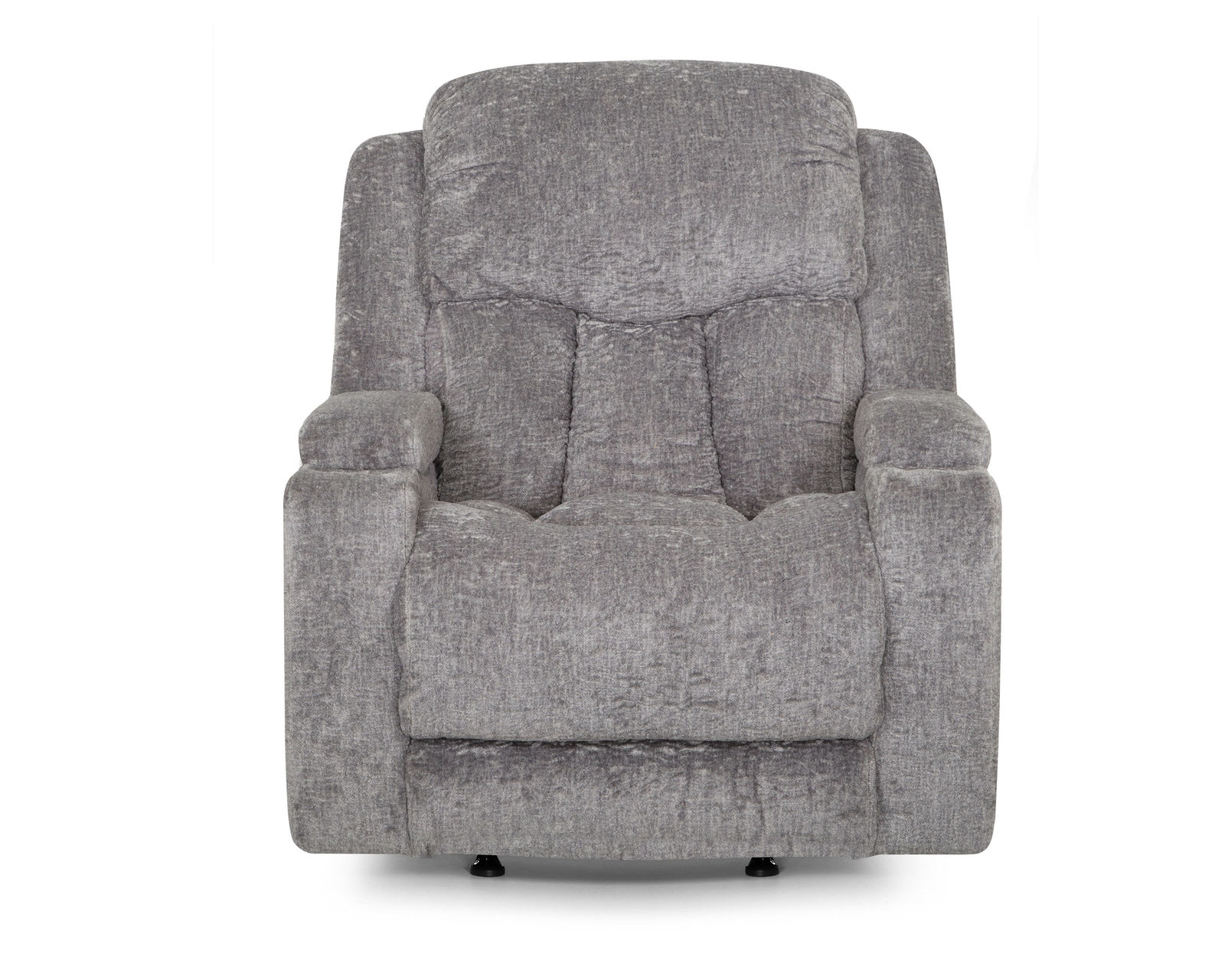 Denali 90" Power Reclining Sofa with Fold Down Table, Lights, USB, Wireless Charging, Dual Arm Storage, Massage, Cupholders & Drawer (+3 colors) - Durably polyester cover called Ash