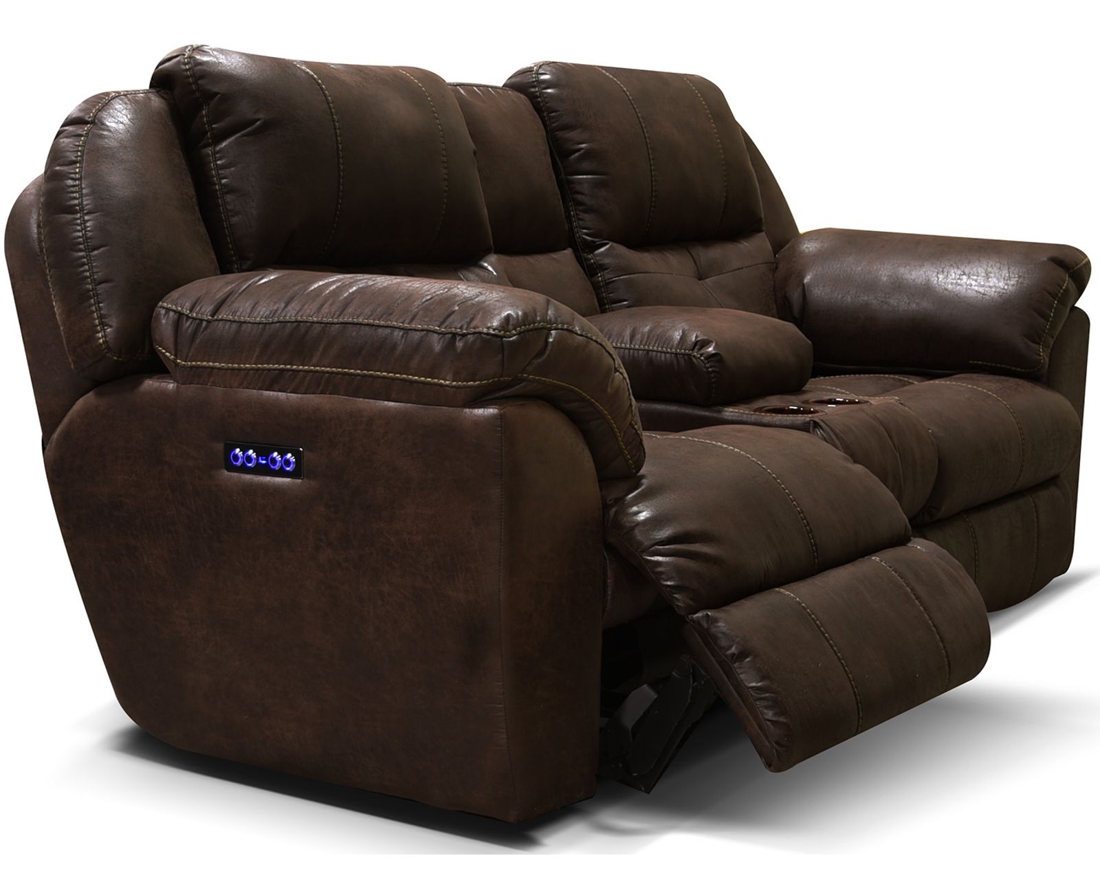 Benjamin EZ6D Power Headrest Power Reclining Sofa (89") +100 Standard and Performance Fabrics - Includes Both Power Recline and Power Headrest