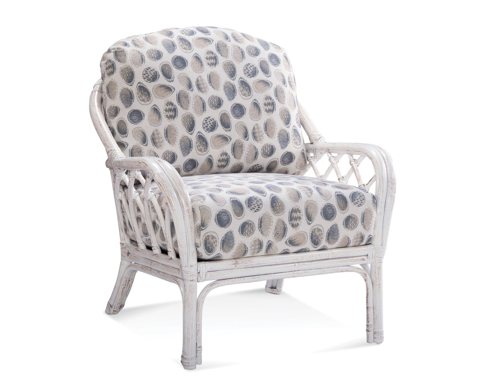 Edgewater 79" Rattan Sofa (+29 finishes +69 fabrics) - Edgewater Rattan Chair