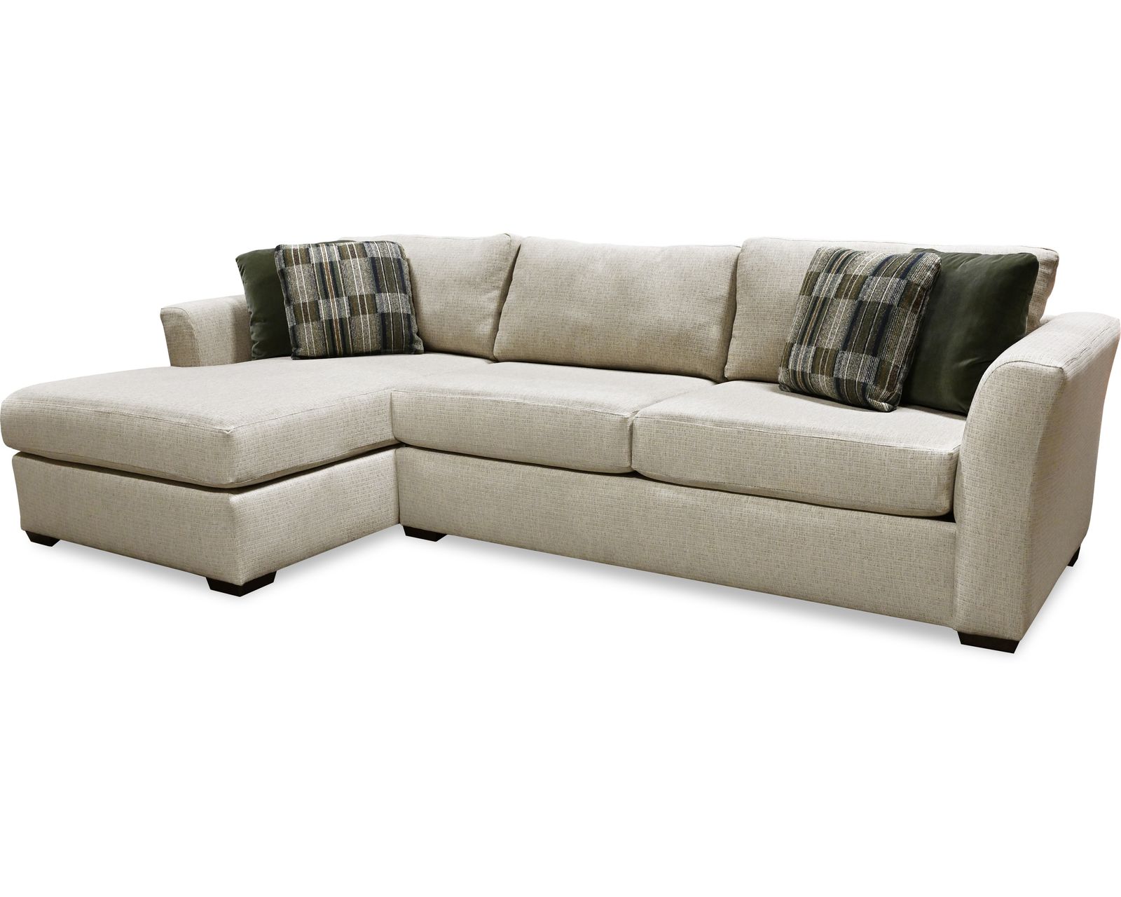 Hunter Stationary Sectional  (+101 Standard and Performance Fabrics) - Layout A: Two Piece Sectional 67" x 130"