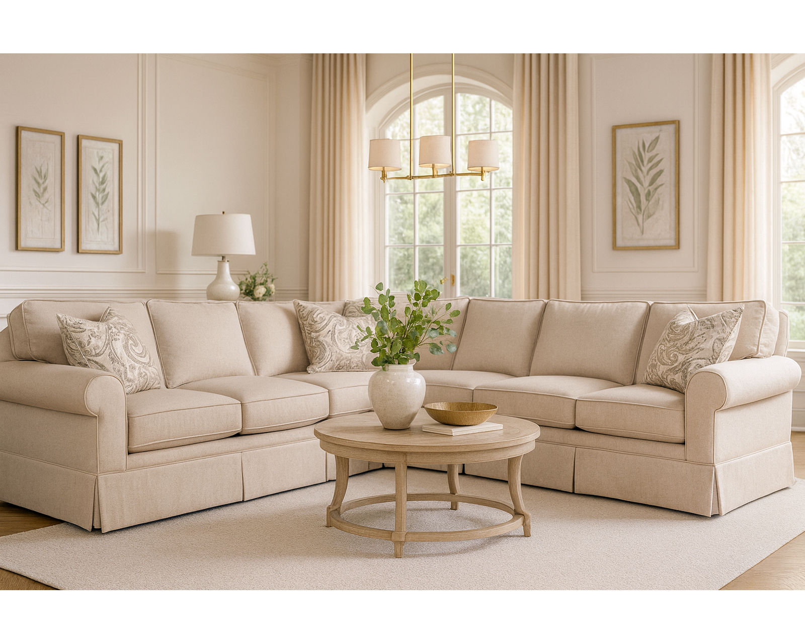 Benton Sleeper Sectional (+69 fabrics)